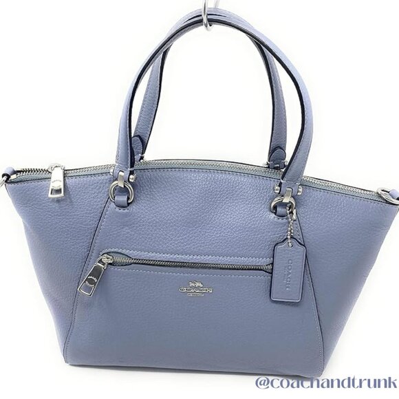 2 PC COACH Leather Prairie Satchel and Leather Slim Snap Long 12 Card Wallet NWT - Picture 9 of 16